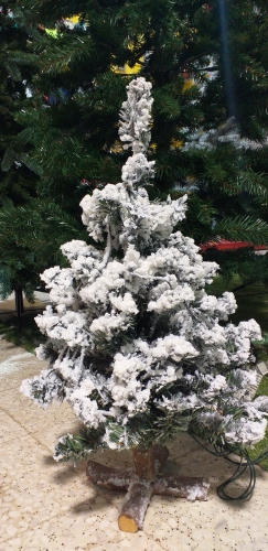 ALBERO NATALE GARDENA  C/NEVE E LED  CM.60