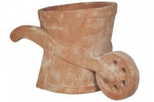 VASO TERRACOTTA A CARRIOLA CM.53