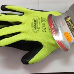 GUANTO LOGICA DUCK/HV GIALLO GRIP ANTISCIVOLO