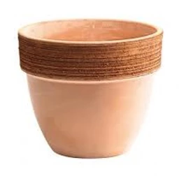 VASO TERRACOTTA PATAVIUM GRAFFIATO CM.14