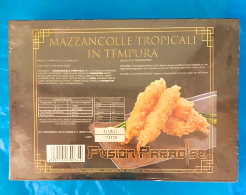 Code Mazzancolle Tropicali in tempura 