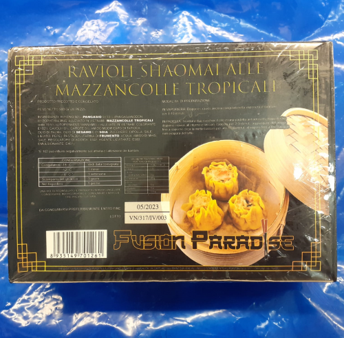 Ravioli Shaomai con Mazzancolle