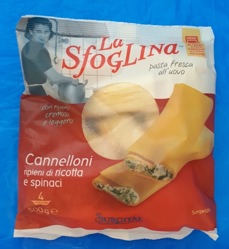 Canelloni ricotta e spinaci 