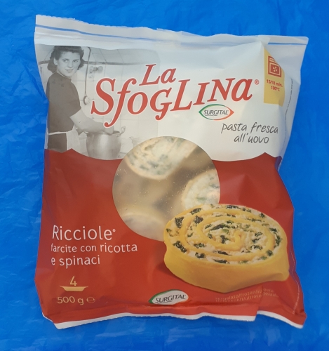 ricciole ricotta e spinaci la sfoglina 